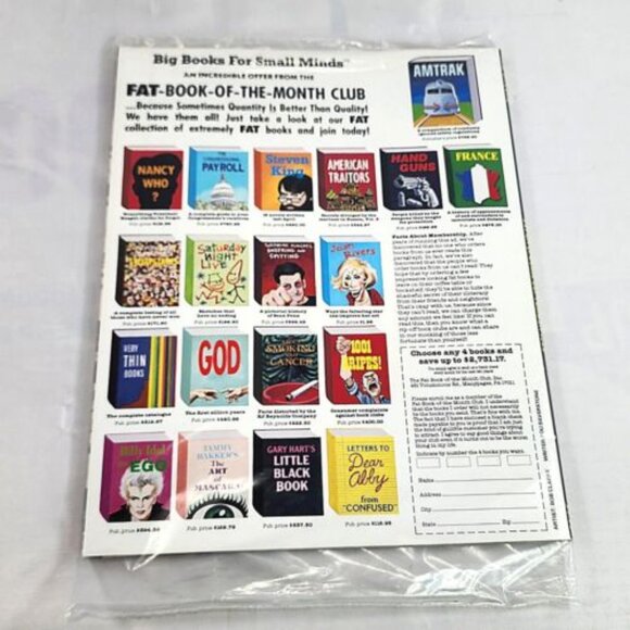 Mad Magazine Super Special #89 September 1993 Sealed New Mint Hologram Card Rare - Picture 4 of 4